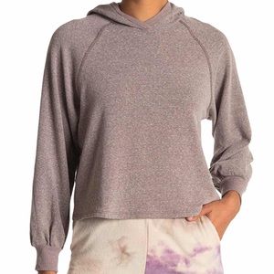 Lush Cropped Long Sleeve Hoodie NWOT